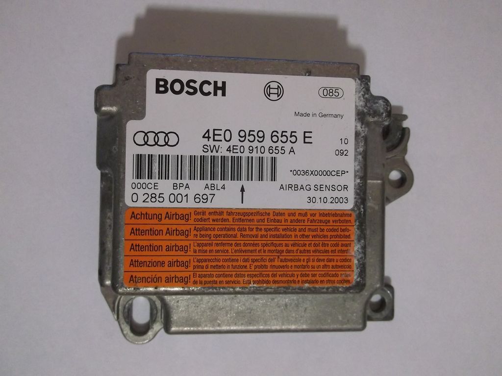 4E0959655 Блок SRS Audi A8 (D3,4E) 2004-2010