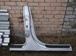 4L0809838 Порог правый со средней стойкой Audi Q7 (4L) 2005-2015