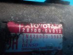 281000V012 Стартер двигателя TOYOTA Camry V40 2006-2011