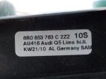8R0853763F2ZZ Молдинг стекла заднего левого наружный Audi Q5 (8R) 2008-2017