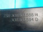3C0805588D Панель передняя (телевизор) VOLKSWAGEN Passat B6 2005-2009