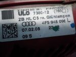 4F5945096 Фонарь задний правый Audi A6 (C6, 4F) 2005-2011