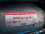 281000D090 Стартер двигателя TOYOTA Avensis (T25) 2003-2008