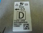 GS1D57K30 Блок SRS MAZDA Mazda 6 (GH) 2007-2012