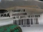 265550039R Фонарь задний левый внутренний RENAULT Megane III 2009-2016
