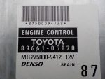8966105870 Блок управления двигателем TOYOTA Avensis (T25) 2003-2008