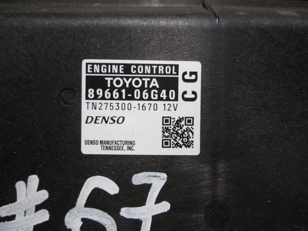 8966106G43 Блок управления двигателем TOYOTA Camry V40 2006-2011