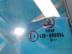 5JA845214D Стекло двери задней правой (форточка) SKODA Rapid 2013-