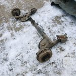 555019768R Балка задняя RENAULT Logan 2005-2014