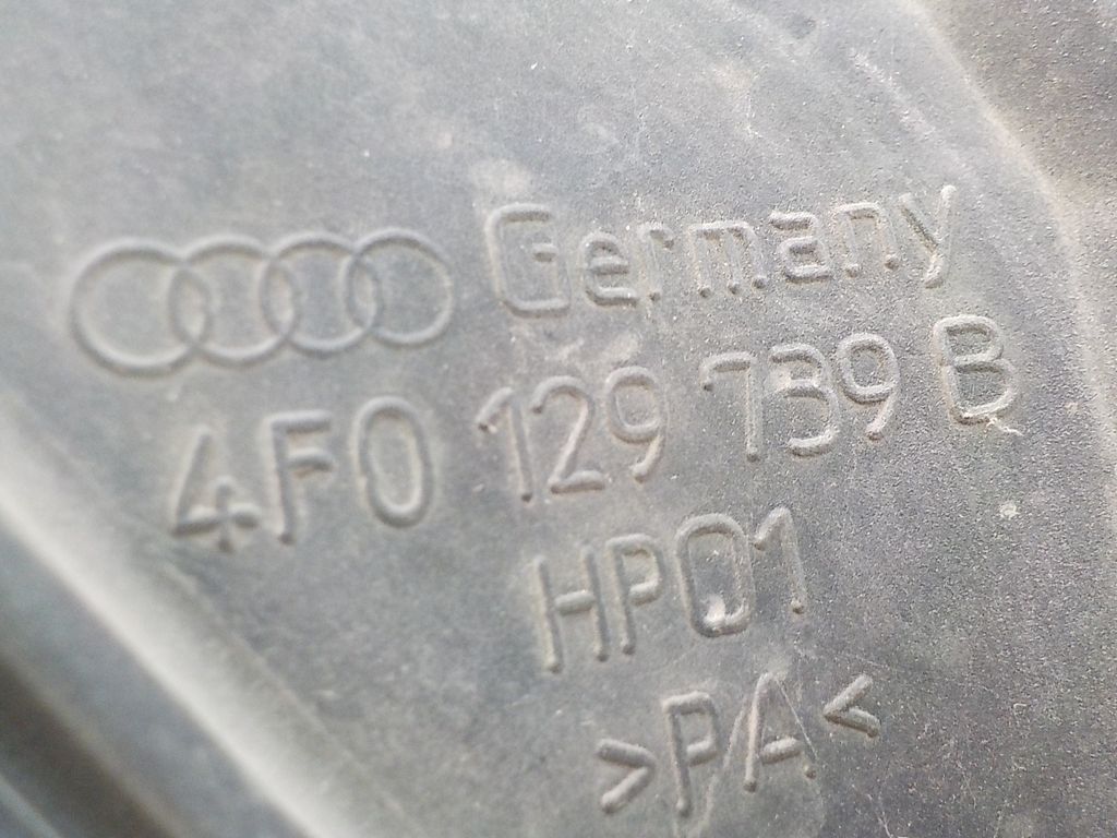 4F0129739B Воздуховод воздушного фильтра Audi A6 (C6, 4F) 2005-2011