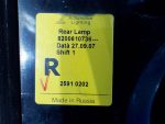8200610736 Фонарь задний правый RENAULT Logan 2005-2014