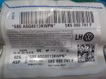 5K6880741F Подушка безопасности боковая левая (шторка) VOLKSWAGEN Golf 6 2009-2012