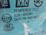 96649118 Стекло двери задней левой Chevrolet Aveo (T250) 2005-2011