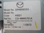 GS0N66AR0 Магнитола MAZDA 6 (GG) 2002-2007