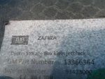 13295817 Ящик для инструментов OPEL Zafira C 2013-2019