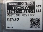 8966102E51 Блок управления двигателем TOYOTA Auris (E15) 2006-2012