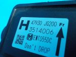 47930JG200 Датчик ускорения Nissan Juke (F15) 2011-2019