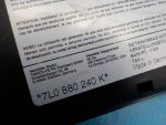 7L0880240K Подушка безопасности боковая правая в сиденье VOLKSWAGEN Touareg 1 (7L) 2002-2010