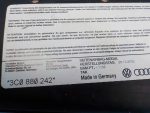 3C0 880 242  Подушка безопасности боковая правая в сиденье VOLKSWAGEN Passat B6 2005-2009
