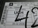13289936 Магнитола OPEL Astra H 2004-2010