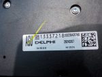 13337218 Блок управления магнитолой OPEL Astra J 2010-2017