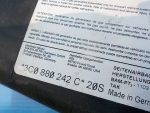 3C0880242C Подушка безопасности боковая правая в сиденье VOLKSWAGEN Passat B6 2005-2009