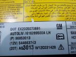 96853013 Подушка безопасности боковая левая в сиденье Chevrolet Aveo (T300) 2011-2015