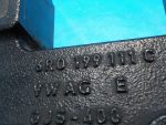 6R0199111C Кронштейн опоры КПП левый SKODA Rapid 2013-2020