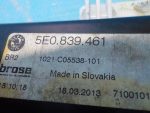 5E0839461 Стеклоподъемник задний левый SKODA Octavia A7 2013-2020