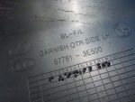 877813E500 Накладка крыла заднего левого KIA Sorento 1 2002-2009