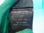 7L6857706AHCP Ремень безопасности передний правый VOLKSWAGEN Touareg 1 (7L) 2002-2010