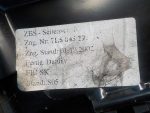 7L6845297AJ Стекло заднее левое (форточка) VOLKSWAGEN Touareg 1 (7L) 2002-2010