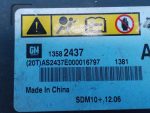 13582437 Блок SRS Chevrolet Cruze 2009-2016