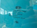 83421-1H530 Стекло двери задней правой KIA Ceed (ED) 2007-2012