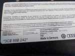 3C0 880 242  Подушка безопасности боковая правая в сиденье VOLKSWAGEN Passat B6 2005-2009