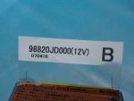 98820JD000 Блок SRS Nissan Qashqai (J10) 2006-2014