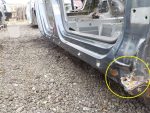 3C5809836 Порог правый VOLKSWAGEN Passat B6 2005-2009