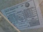 3AE867501 Обшивка потолка VOLKSWAGEN Passat B7 2011-2015
