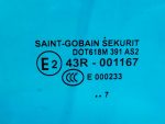 7L0845205D Стекло двери задней левой VOLKSWAGEN Touareg 1 (7L) 2002-2010