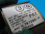 7321048090A0 Ремень безопасности передний правый LEXUS RX 2 (300/330/350/400h) 2003-2009