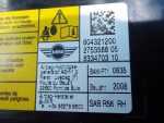 52102753588 Подушка безопасности боковая правая в сиденье Mini Cooper Clubman R55 2007-2014