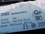 3AC819728AMAI Дефлектор воздушный (комплект) VOLKSWAGEN Passat B7 2011-2015