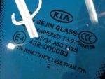 878202K020 Стекло заднее правое (форточка) KIA Soul 1 2009-2014