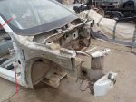 014207 Лонжерон передний правый (четверть) Nissan Almera G15 2013-2018
