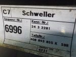 4G0853855K Накладка порога левая Audi A6 (C7) 2011-2018