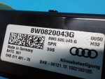 8W0820043G Блок управления климатконтроля Audi A4 (B9) 2015-2020