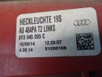 8T0945093C Фонарь задний левый внутренний Audi A5 (8T) 2008-2016